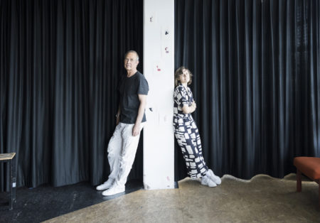 Amelie Kollek (DJane Knabberblau) und Matthias Neumann im Kulturzentrum LOCH
