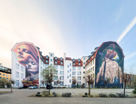 Zwei Murals aus dem Projekt Urbaner Kunstraum Wuppertal (UKW)